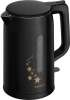 Чайник электрический Scarlett SC-EK21S45 1.5л. 2200Вт черный корпус: нерж.сталь/пластик