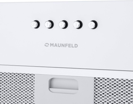 Вытяжка встраиваемая Maunfeld Crosby Singl 60 белый управление: кнопочное (1 мотор)