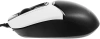 Мышь A4Tech Fstyler FM12 Panda белый/черный оптическая (1200dpi) USB (3but)