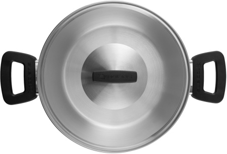 Кастрюля Polaris Rialto 24C 5.4л. d=24см (с крышкой) стальной (015153)