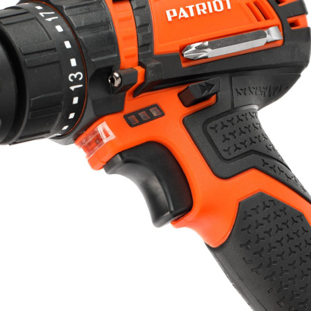 Дрель-шуруповерт Patriot BR 183UES аккум. патрон:быстрозажимной (кейс в комплекте) (180201483)