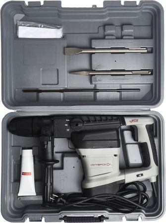 Перфоратор Интерскол П-40/1100ЭВ патрон:SDS-max (кейс в комплекте)