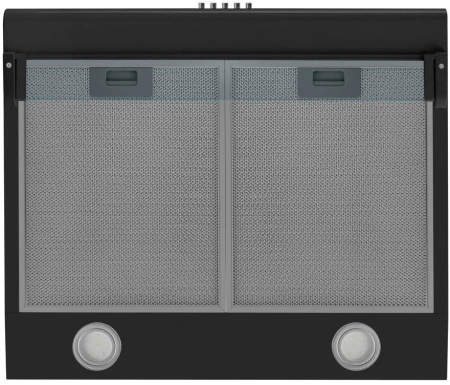 Вытяжка козырьковая Maunfeld MP-1 60 черный управление: кнопочное (1 мотор)