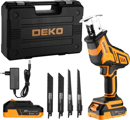 Сабельная пила Deko DKRS20-Li-ion аккум. 3000ход/мин ДА (085-1070)