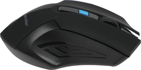 Мышь Defender Accura MM-275 черный/синий оптическая 1600dpi беспров. USB 5but (52275)