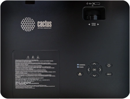 Проектор Cactus CS-S2.B 3LCD 40000Lm LS 4000Lm ANSI 15000:1 (10000час) 1xUSB typeA 2xHDMI 4.7кг