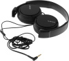 Гарнитура накладные Sony MDR-ZX110AP 1.2м черный проводные оголовье (MDR-ZX110AP/B)