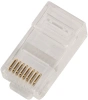 Коннектор Lanmaster (LAN-EZ45-8P8C/U5E-100) UTP кат.5E RJ45 прозрачный (упак.:100шт)