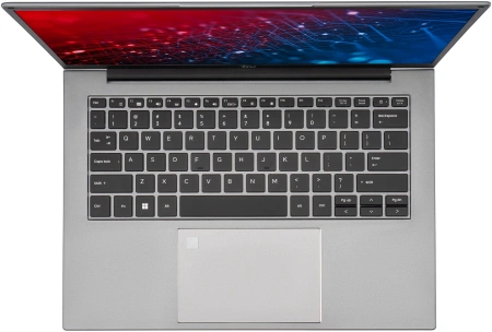 Ноутбук IRU Planio 14INPR N-series N100 16Gb SSD512Gb Intel UHD Graphics 14" IPS FHD (1920x1080) Free DOS grey WiFi BT Cam 5000mAh (2078487)