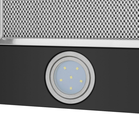 Вытяжка встраиваемая Maunfeld VS Light 50 черный управление: кулисные переключатели (1 мотор)