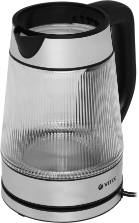 Чайник электрический Vitek VT-7017 1.8л. 2200Вт прозрачный корпус: стекло