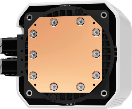 Система водяного охлаждения Deepcool Mystique 240 Soc-AM5/AM4/1200/1700/1851 белый 4-pin 36.49dB Al 1543gr Ret (R-LX240-WHDSNMP-G-1)