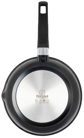 Сковорода Rondell Escurion RDA-894 круглая 26см покрытие: Xylan Plus ручка съемная (без крышки) черный