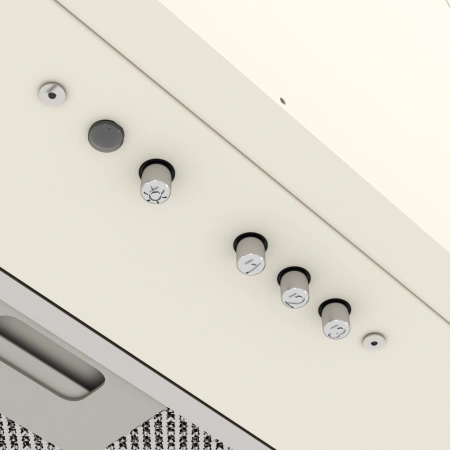 Вытяжка встраиваемая Elikor Врезной блок BOX 52П-700 топленое молоко управление: кнопочное (1 мотор)