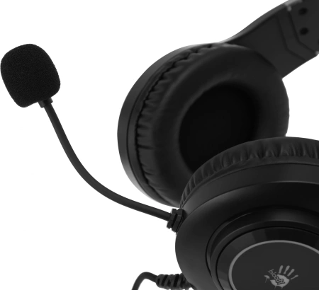 Наушники с микрофоном A4Tech Bloody G220S черный 2м мониторные USB оголовье (G220S USB/ BLACK)