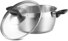 Кастрюля Polaris Rialto 24C 5.4л. d=24см (с крышкой) стальной (015153)