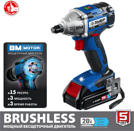 Гайковерт Зубр GB-250-22