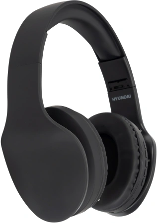 Гарнитура накладные Hyundai H-HP104 черный беспроводные bluetooth оголовье (HHP104B)