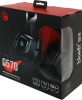 Наушники с микрофоном A4Tech Bloody G570 черный/серый 2м мониторные USB оголовье (G570 (BLACK+GREY) USB)