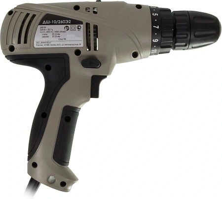 Дрель-шуруповерт Интерскол ДШ-10/260Э2 260Вт патрон:быстрозажимной (211.1.1.00)