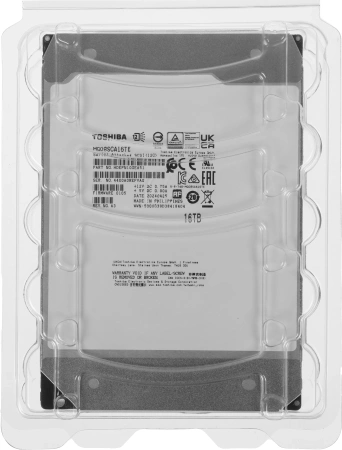 Жесткий диск Toshiba SAS 3.0 16Tb MG08SCA16TE Server 512E (7200rpm) 512Mb 3.5"