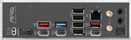 Материнская плата MSI MAG B850 TOMAHAWK MAX WIFI  SocketAM5 AMD B850 4xDDR5 ATX AC`97 8ch(7.1) 5Gigabit RAID+HDMI