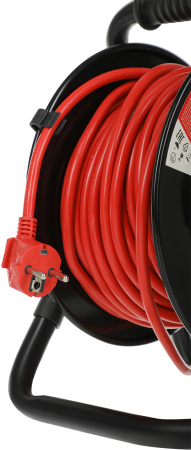 Удлинитель силовой Starwind ST-PSR4.20/G-20 3x1.5кв.мм 4розет. 20м ПВС 20A катушка оранжевый