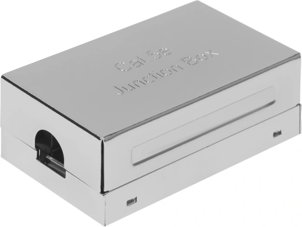 Соединитель Lanmaster LAN-CNB-STP5E (упак.:1шт) 1м серебристый
