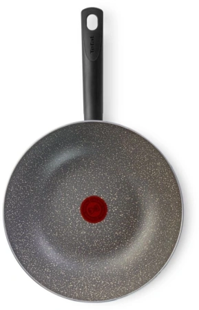 Сковорода ВОК (WOK) Tefal Natural Cook 04213628 круглая 28см покрытие: Mineralia+ non-stick ручка несъемная (без крышки) серый