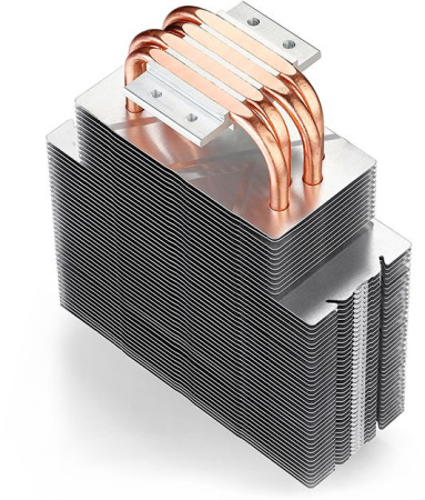 Устройство охлаждения(кулер) Deepcool GAMMAXX 400 BLUE BASIC Soc-AM4/1151/1200/1700 4-pin 18-30dB Al+Cu 130W 640gr LED Ret