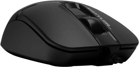 Мышь A4Tech Fstyler FM12ST черный оптическая 1200dpi silent USB для ноутбука 2but (FM12ST BLACK)