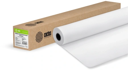 Пленка Cactus CS-PPM160-91430 24"(A1) 914мм-30м/160г/м2/белый матовое для струйной печати втулка:50.8мм (2")