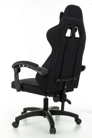 Кресло игровое Zombie Rudger черный с подголов. крестов. пластик