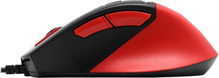 Мышь A4Tech Fstyler FM45S Air красный/черный оптическая (2400dpi) silent USB (7but)