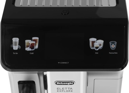 Кофемашина Delonghi Eletta Explore ECAM450.65.S 1450Вт серебристый