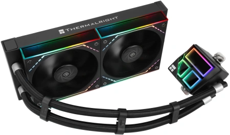 Система водяного охлаждения Thermalright Frozen Infinity 240 ARGB Soc-AM5/AM4/1200/1700/1851 черный 4-pin 28.2dB Al Ret (F-INFINITY-240-BL)