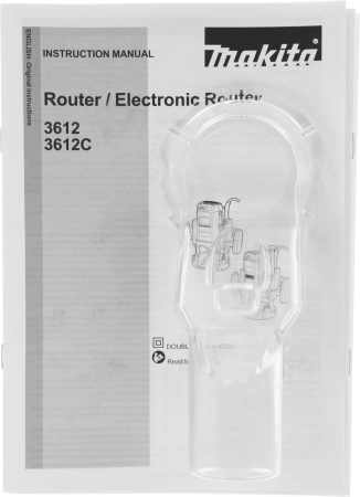 Фрезер Makita 3612C 1850Вт 23000об/мин макс.ход:60мм