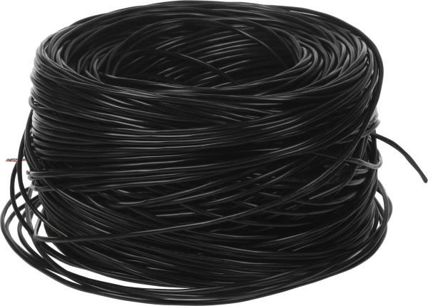Кабель информационный Lanmaster TWT-5EFTP2-OUT кат.5E F/UTP 2X2X24AWG PE внешний 305м черный
