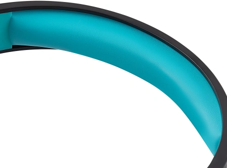 Гарнитура накладные Digma BT-15 черный/голубой беспроводные bluetooth оголовье (BT-15BLB)