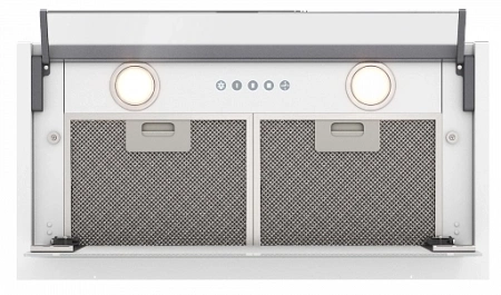 Вытяжка встраиваемая Elikor 60П-1000 белый управление: кнопочное (1 мотор)