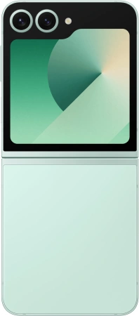 Смартфон Samsung SM-F741B Galaxy Z Flip 6 256Gb 12Gb мятный раскладной 3G 4G 1Sim 6.7" 1080x2640 Android 14 50Mpix 802.11 a/b/g/n/ac/ax NFC GPS GSM900/1800 GSM1900 TouchSc Protect