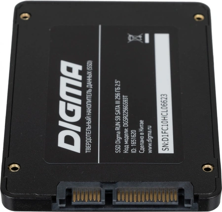 Накопитель SSD Digma SATA III 256Gb DGSR2256GS93T Run S9 2.5"