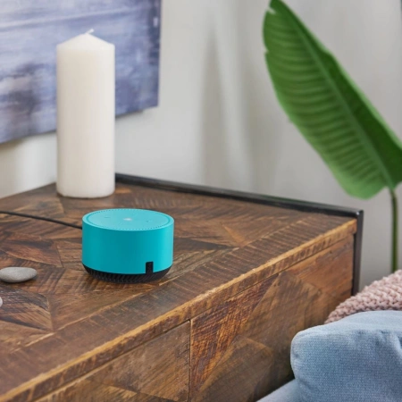 Умная колонка Yandex Станция Лайт голос.п.:Алиса бирюзовый 5W 1.0 BT 10м (YNDX-00025G)