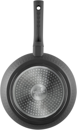 Сковорода Polaris Kontur 20F круглая 20см покрытие: Pfluon ручка несъемная (без крышки) черный (015085)