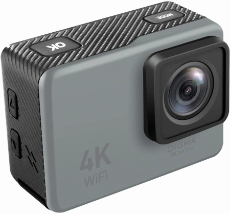 Экшн-камера Digma DiCam 810 серый