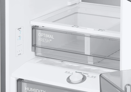 Холодильник Samsung RB34C7B5E12/EF 2-хкамерн. белый стекло