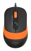 Мышь A4Tech Fstyler FM10 черный/оранжевый оптическая (1600dpi) USB (4but)