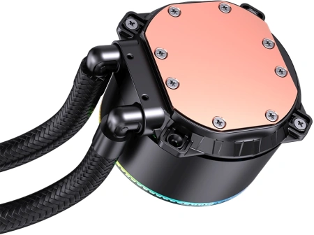 Система водяного охлаждения Bloody BD-LC240ARGB2 ARGB Soc-AM5/AM4/1200/1700/1851 черный 4-pin 22-35dB Al+Cu LCD 260W 1100gr Ret (BD-LC240ARGB2-BK)