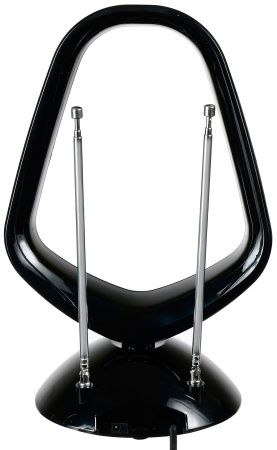 Антенна телевизионная Hyundai H-TAI320 30дБ активная черный каб.:1.85м