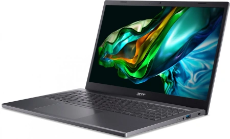 Ноутбук Acer Aspire 5 A515-58P i5 1355U/8Gb/SSD512Gb/15.6"/IPS/FHD/noOS/silver